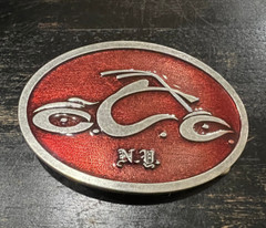 Orange County Chopper Belt Buckle – Officially Licensed – Red Color – Brand New