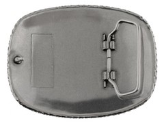Western Antique Floral Engraved Rope Edge Design Belt Buckle fits 1-1/2&Prime;(38mm)