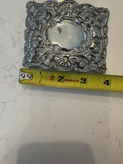 Silver Thistle Belt Buckle, 3” X 3.75”